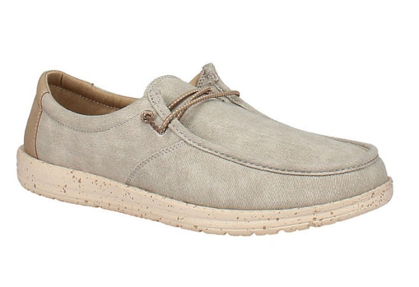 Eddie Bauer Men's Canvas Lace Up Loafer Size 8 - Bellso